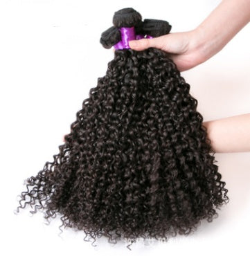 Perruque en Cheveux Humains Vierge Brésiliens Bouclés Kinky