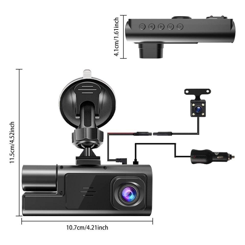 Enregistreur de conduite avec connexion WiFi et image de recul - Allomarc.com