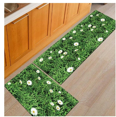 Tapis de sol antidérapants et imperméables, lavables en machine pour la maison