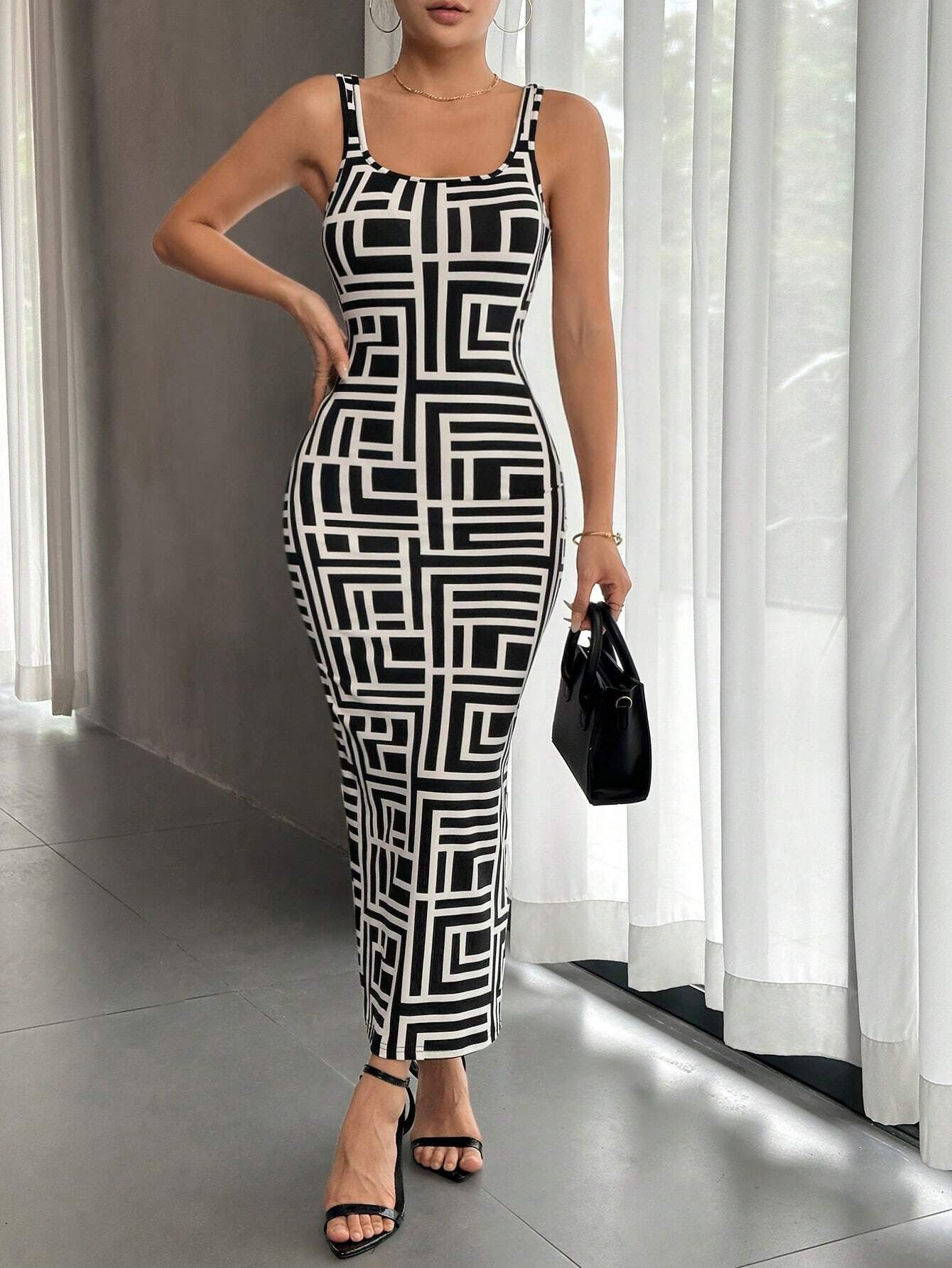 Robe Veste Imprimée à Manches Courtes pour Femme