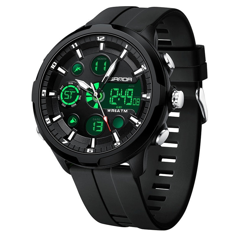 Montre Casuelle pour Homme Étanche et Multifonctionnelle