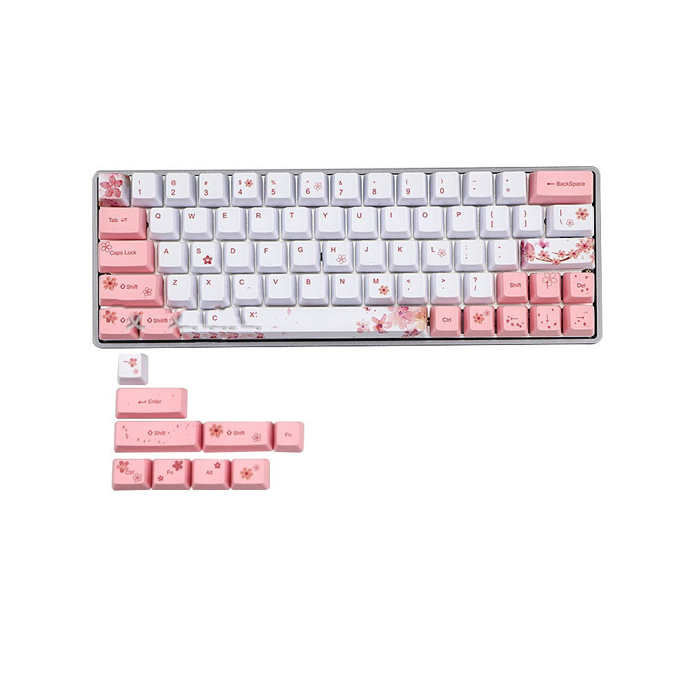 Keycap Sakura OEM de Hauteur Cinq Faces