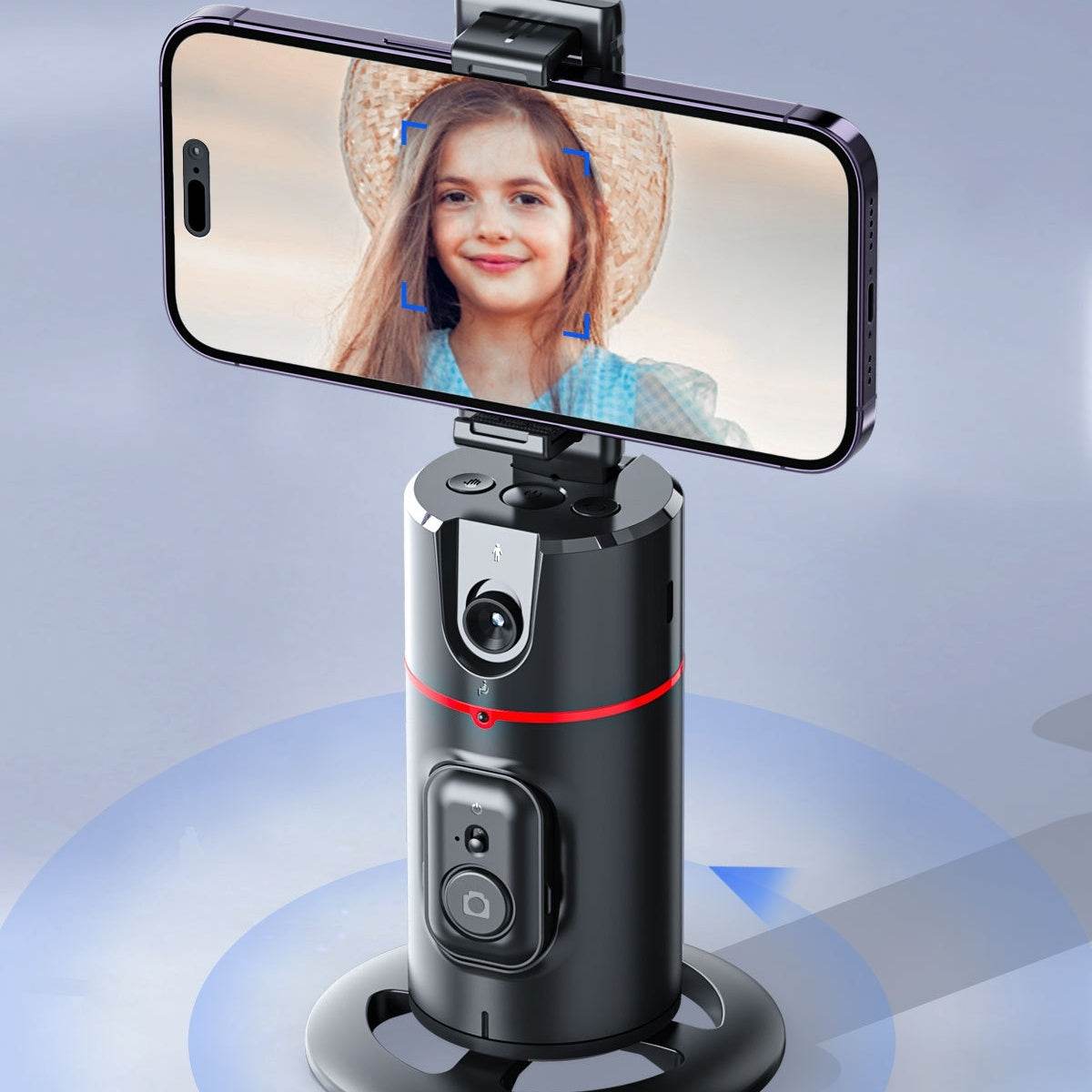 Stabilisateur Intelligent de Suivi Facial AI 360° - Allomarc.com