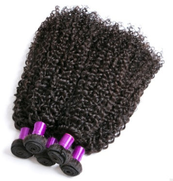 Perruque en Cheveux Humains Vierge Brésiliens Bouclés Kinky