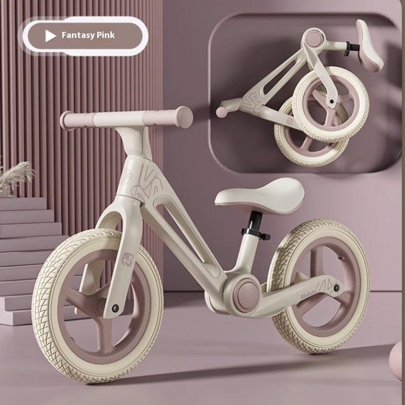 Vélo d'équilibre pour enfants à quatre roues sans pédales