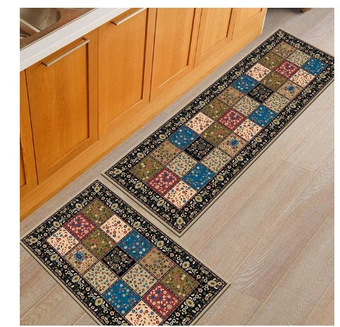 Tapis de sol antidérapants et imperméables, lavables en machine pour la maison