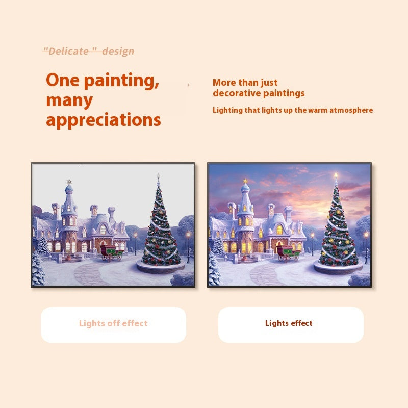 Haut-parleur Bluetooth Mini Peinture Cadeau de Noël