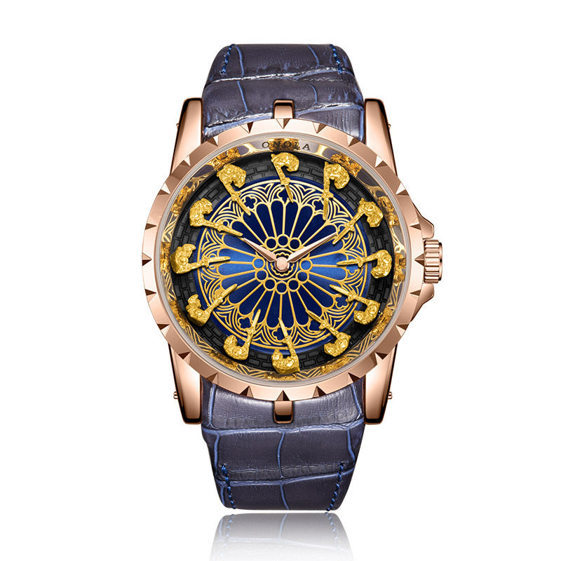 Montre pour homme ONOLA Round Table Knights en quartz unique