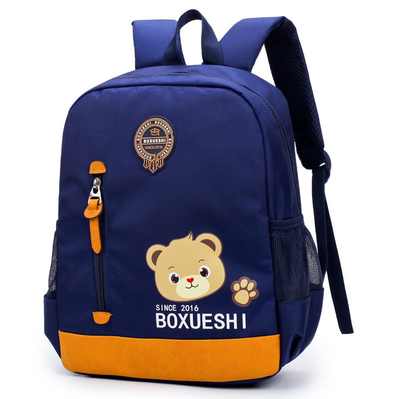 Sac à dos d'école en forme d'ours en peluche pour les petits garçons