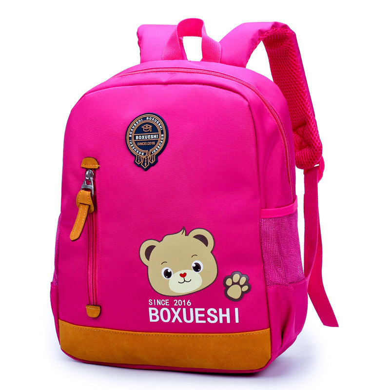 Sac à dos d'école en forme d'ours en peluche pour les petits garçons