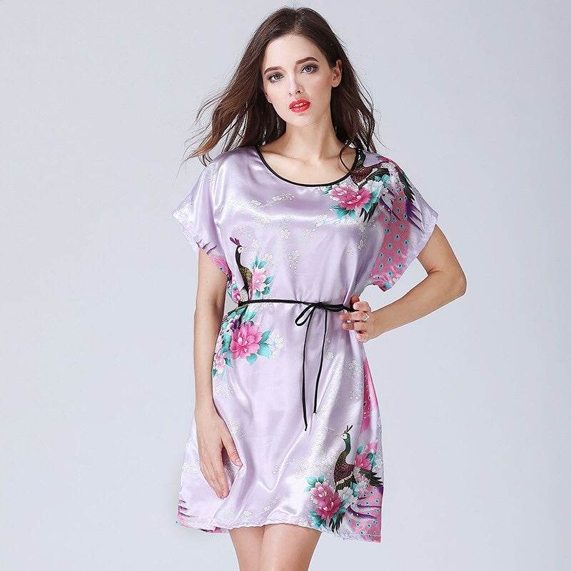 Pyjamas en Soie Mince à Bretelles Pour Femmes - Allomarc.com