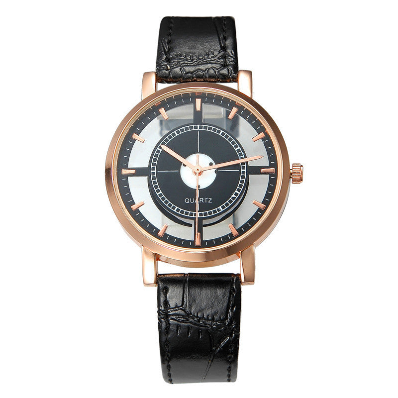 Montre Femme en Cuir Creux au Style Harajuku