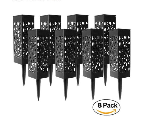 Lampes de Cheminée Solaires pour Jardin - Lanternes Décoratives Étanches