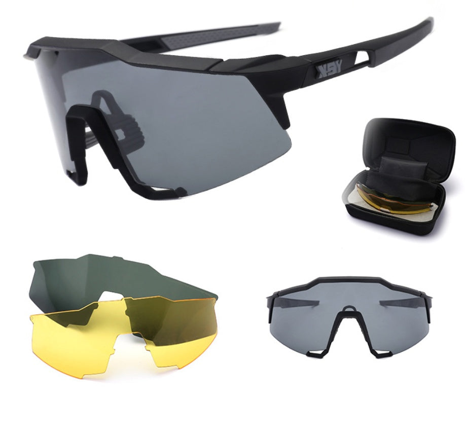 Lunettes de Soleil Polarisées pour Hommes - Idéales pour le Cyclisme
