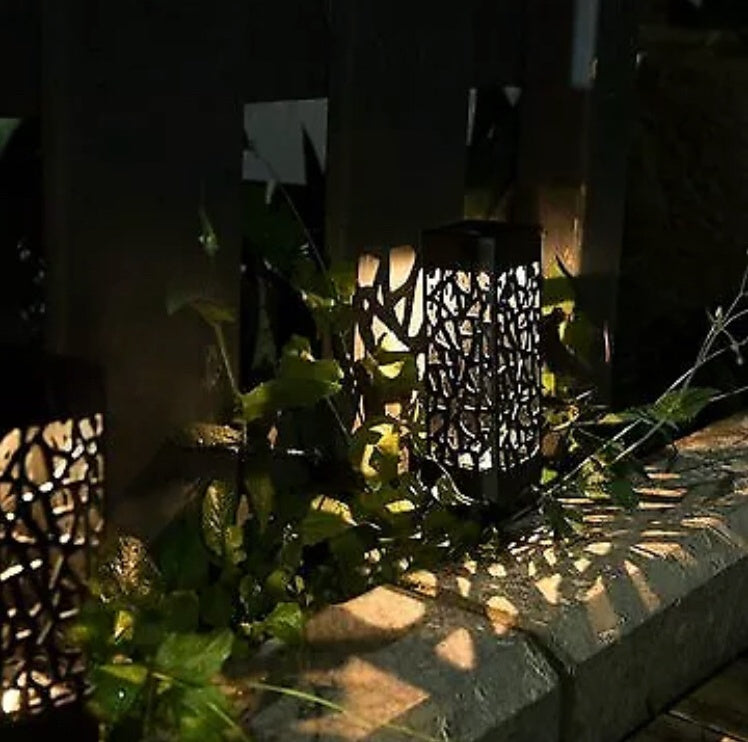 Lampes de Cheminée Solaires pour Jardin - Lanternes Décoratives Étanches