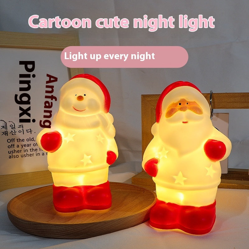 Lampe de Nuit Mignonne en Forme de Bonhomme de Neige pour Noël