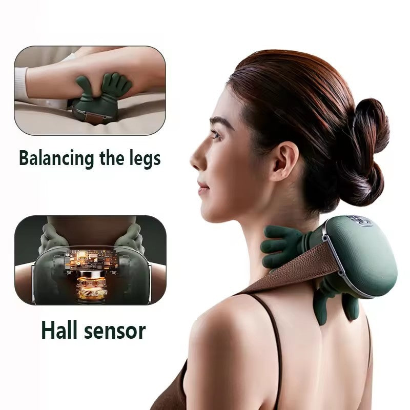 Massager Électrique pour Cou et Épaules – Soulagement de la Douleur sans Fil