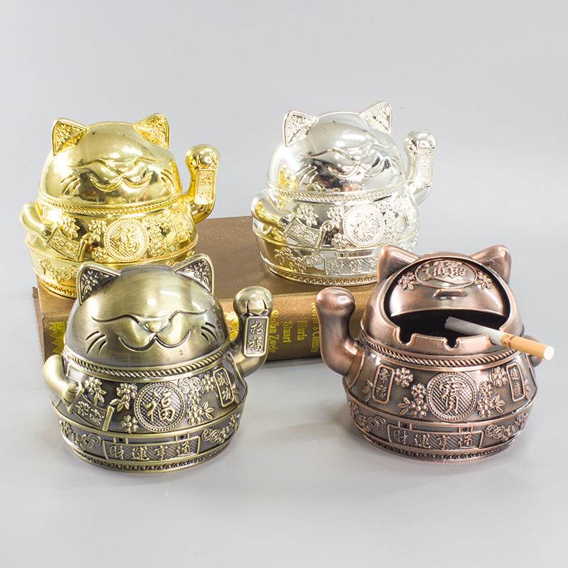 Cendrier Chat Porte-Bonheur Créatif - Allomarc.com