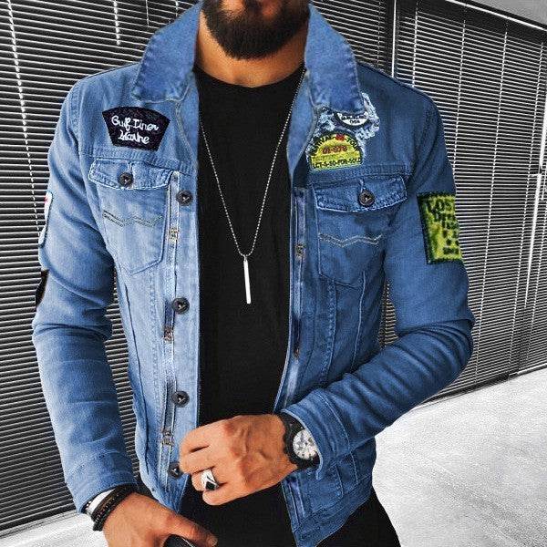 Veste en Jean Épaissie en Laine d'Agneau - Allomarc.com