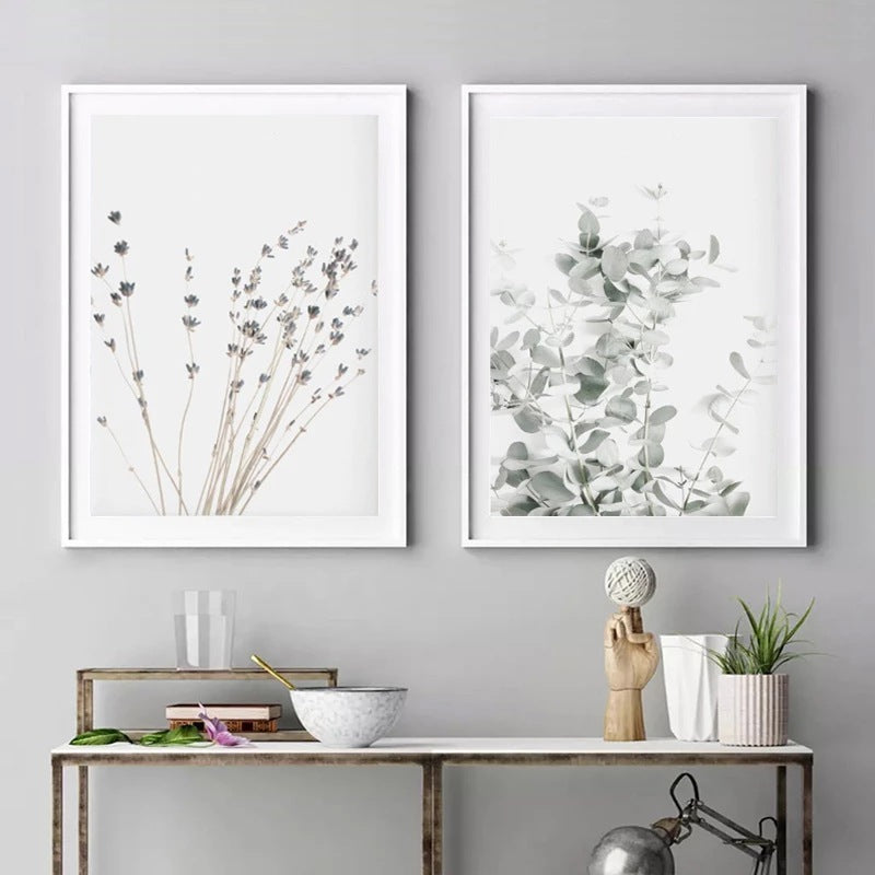 Toile de Décoration de Plantes Nordiques
