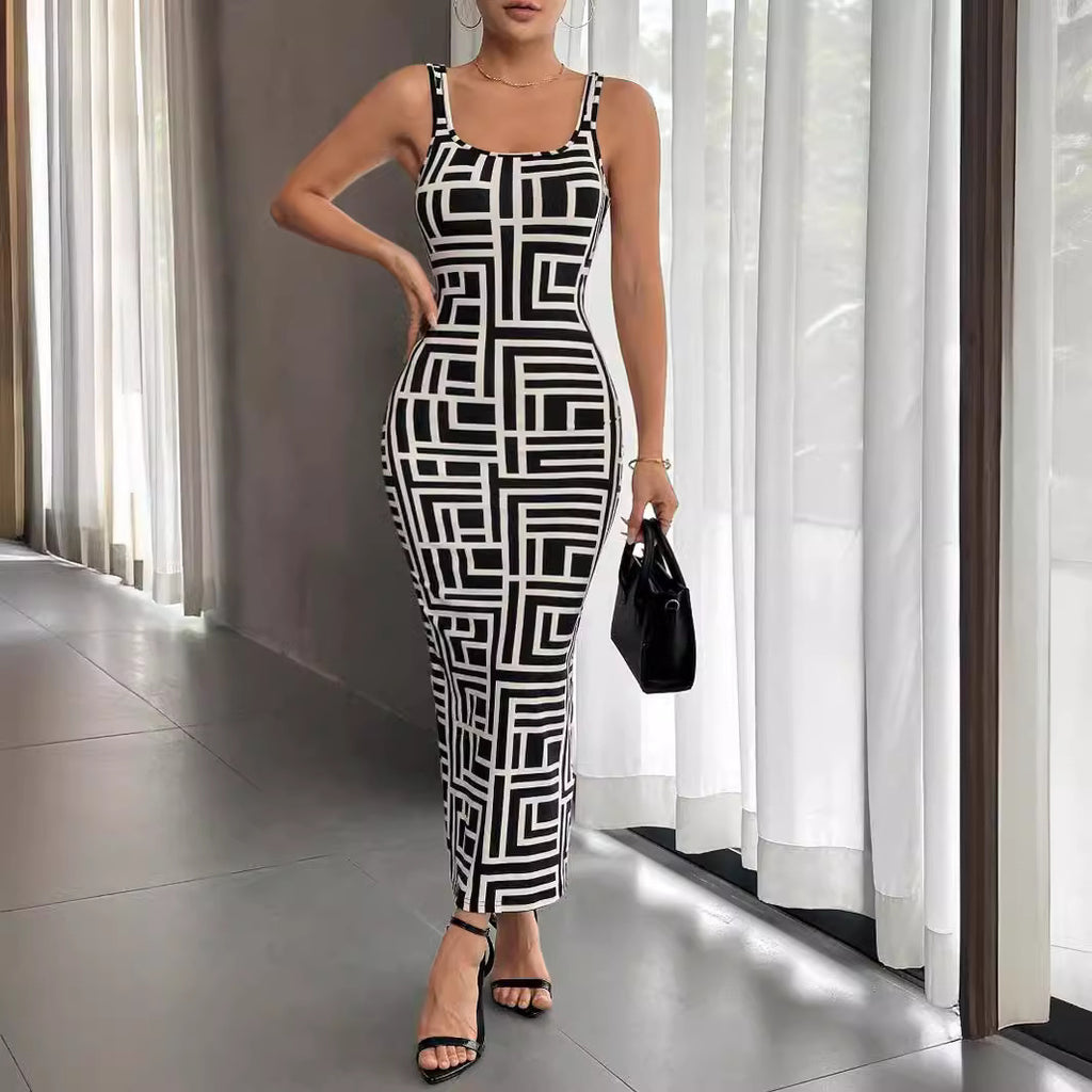 Robe Veste Imprimée à Manches Courtes pour Femme