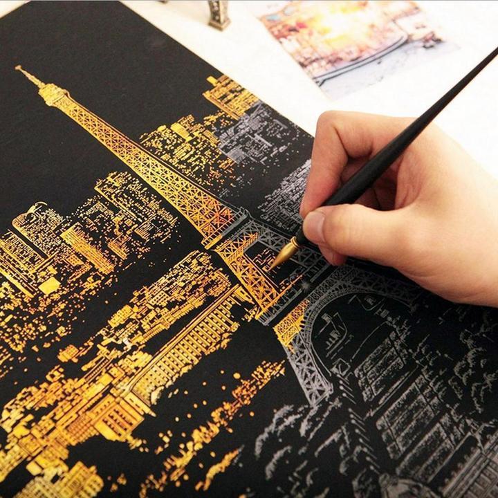 Peinture décorative à gratter pour des souvenirs inoubliables