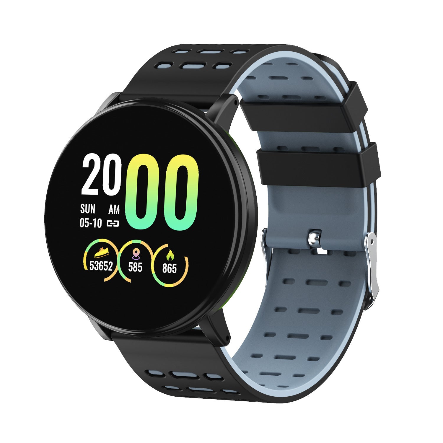 Montre connectée avec moniteur de fréquence cardiaque pour le sport