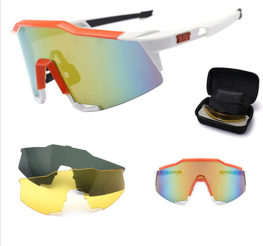 Lunettes de Soleil Polarisées pour Hommes - Idéales pour le Cyclisme