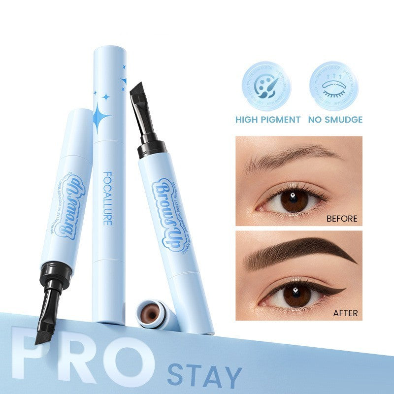 Gel Crème À Sourcils 2 En 1 - Crayon Eyeliner 3 Couleurs Waterproof