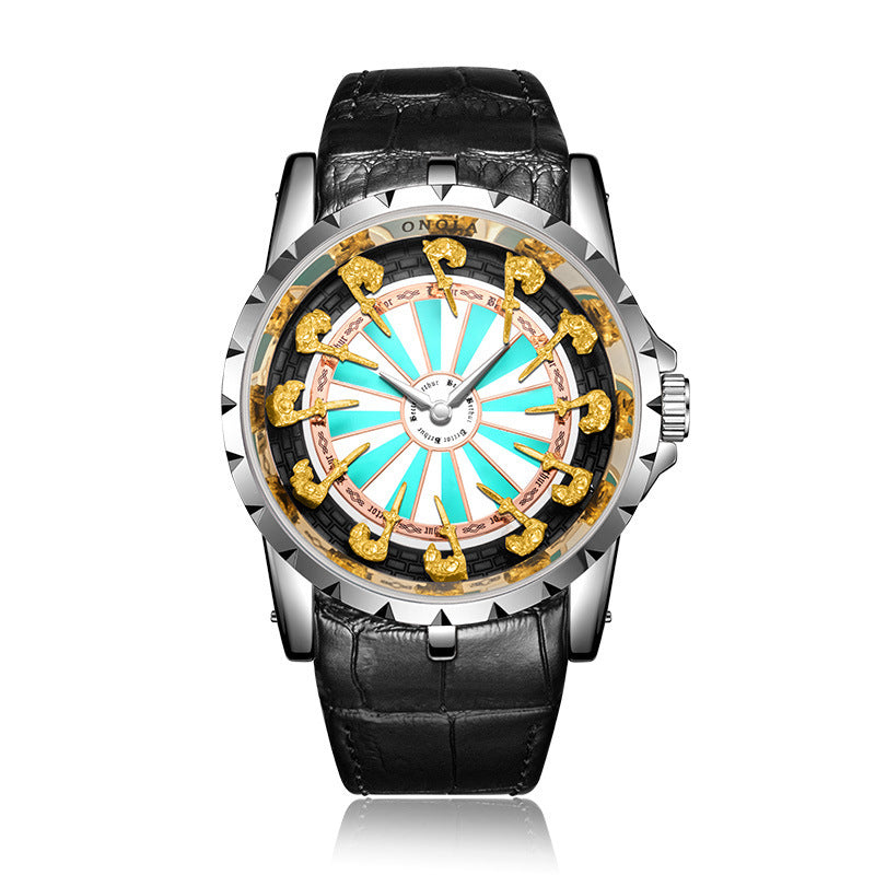 Montre pour homme ONOLA Round Table Knights en quartz unique