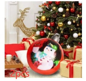 Boule de Noël Gonflable 60CM pour Décoration Extérieure
