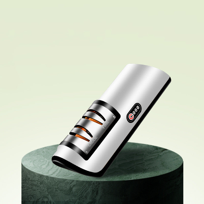 Aiguisoir électrique rechargeable USB automatique pour couteaux et ciseaux