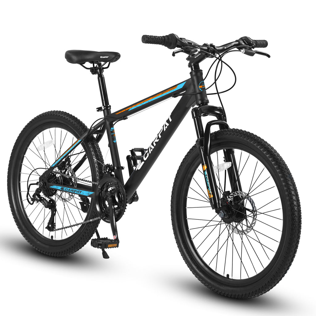 Vélo de Montagne S26102 26 pouces, Shimano 21 Vitesses avec Freins à Disque Mécaniques