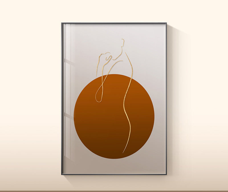 Toile Peinture Murale Art de Feuille de Plante
