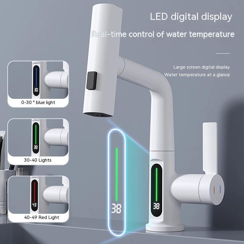 Robinet Intelligent à Affichage Numérique avec Rotation