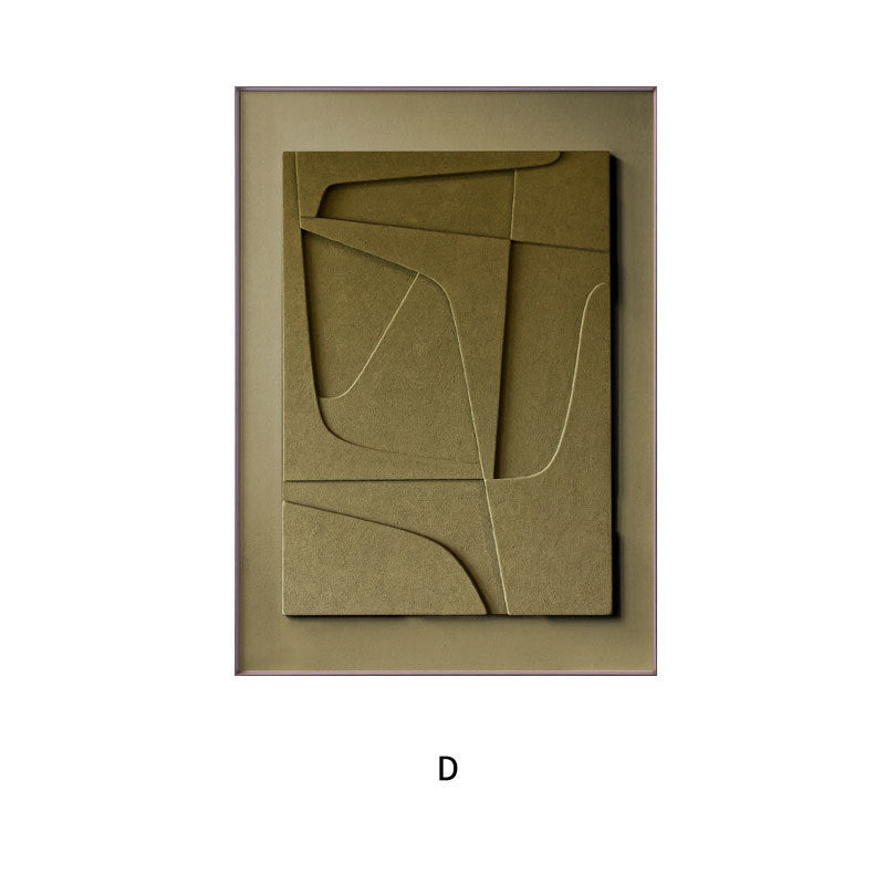Peinture Suspendue Géométrique Morandi Abstracte en 3D