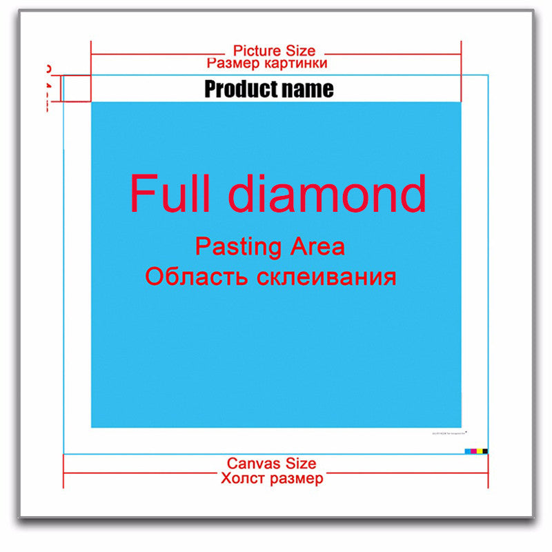 Peinture Diamant DIY - Quatre Peintures Consécutives