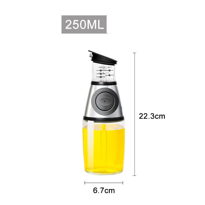 Bouteille en Verre Mesurable de 500ml pour Huile - Ustensiles de Cuisine