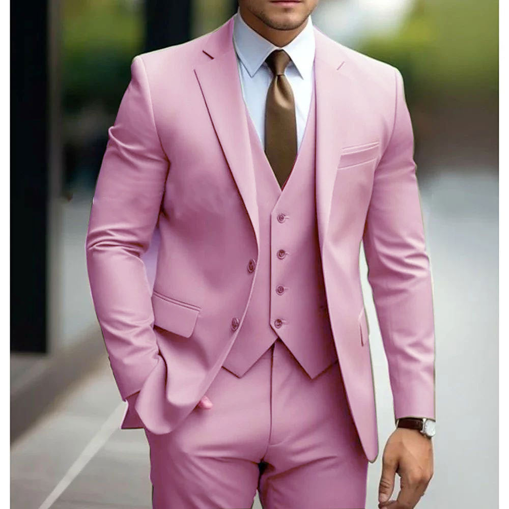 Costume trois pièces homme business casual pour mariage