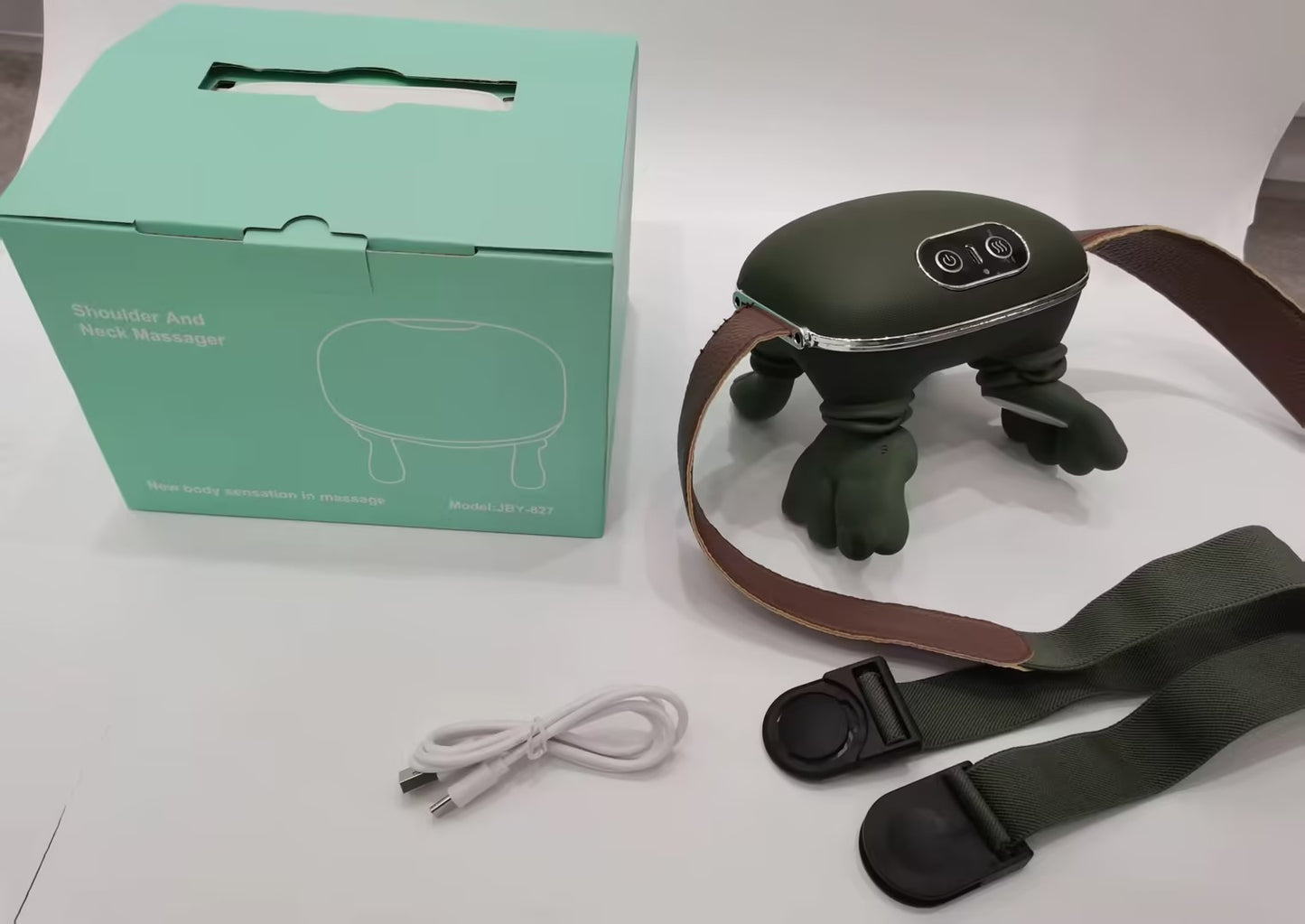 Massager Électrique pour Cou et Épaules – Soulagement de la Douleur sans Fil