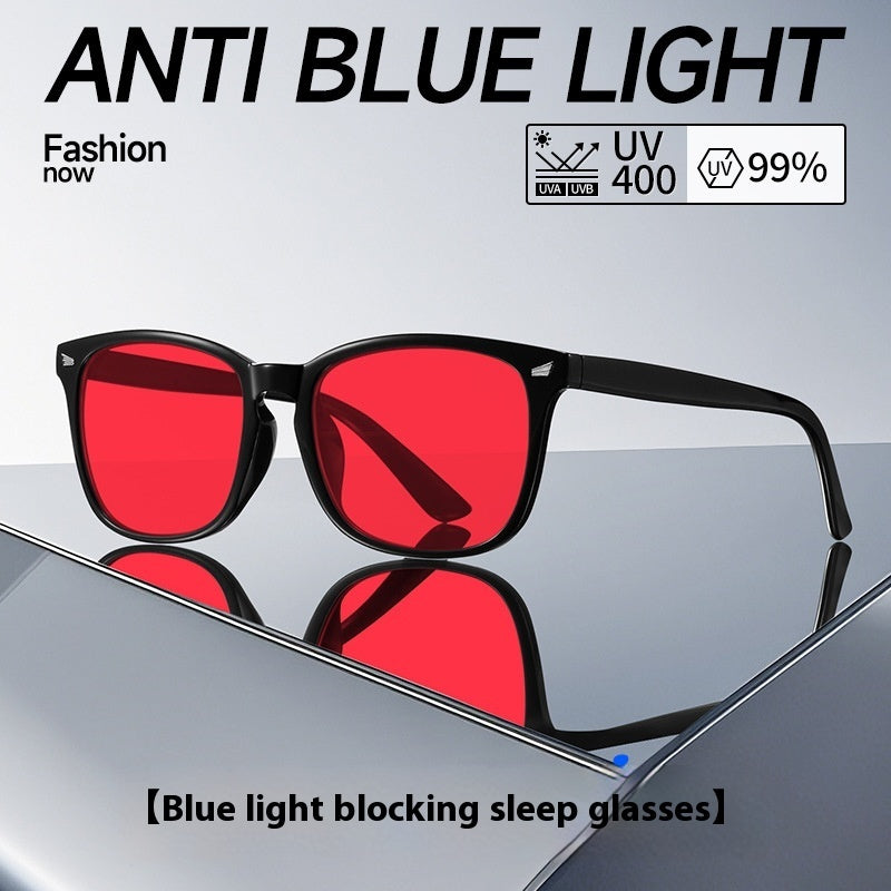 Lunettes Anti-Lumière Bleue et Protection UV avec Lumière Rouge