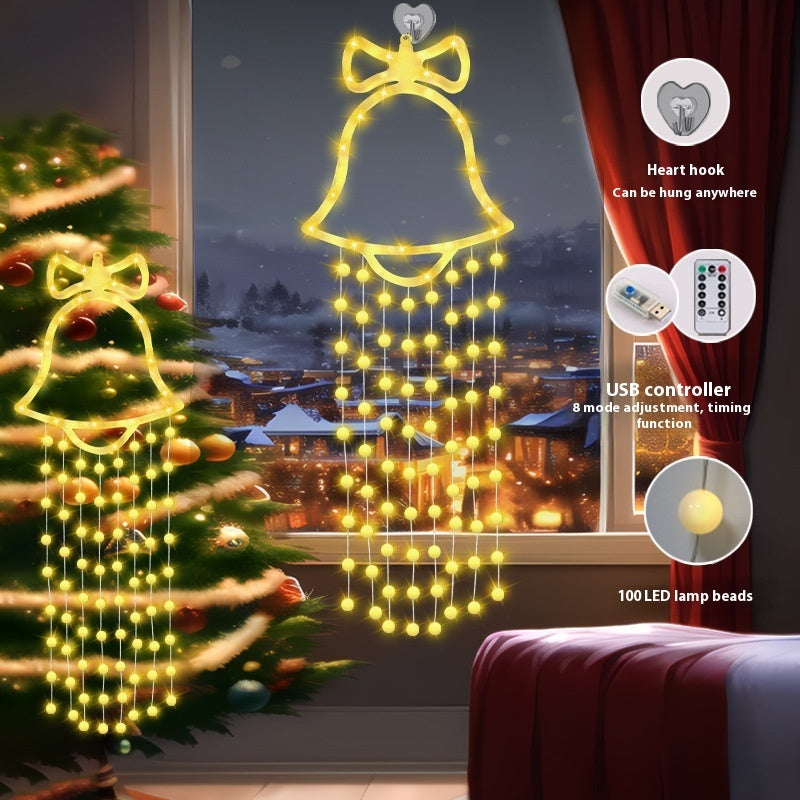 Lampe Suspendue en Forme de Cloche pour Décoration de Noël