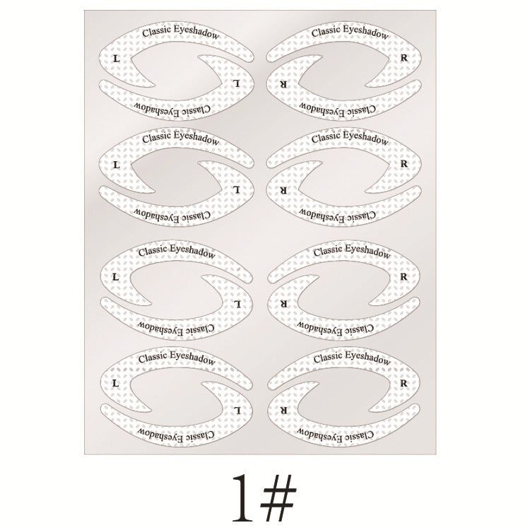 Nouveau Sticker Template de Maquillage pour Yeux