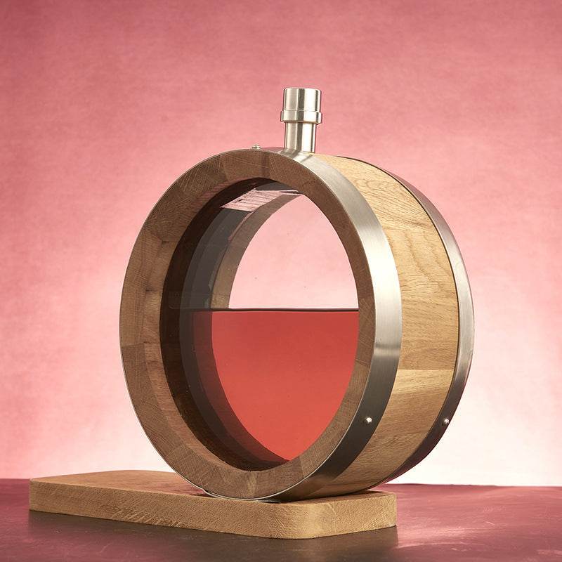 Bouteille de Vin en Chêne Décorative O-type 750ml - Allomarc.com