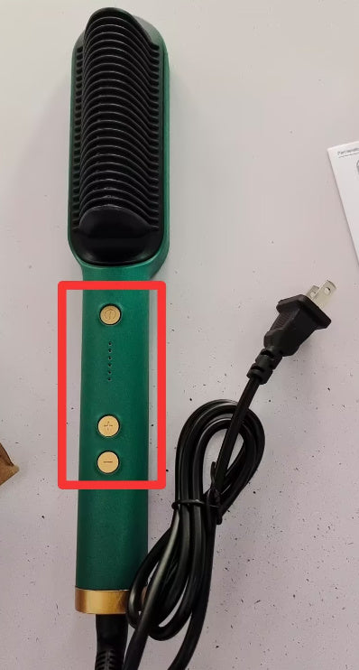 Fer à Lisser 2 En 1 avec Peigne Chaud et Boucleur Ions Négatifs