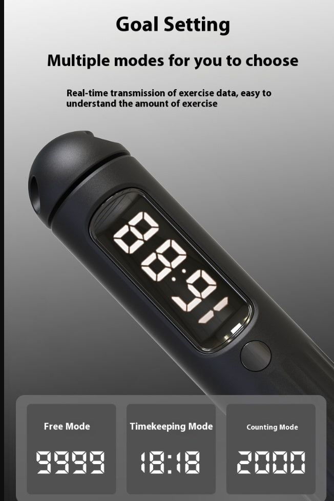 Corde à sauter Bluetooth intelligente avec compteur et balle de fitness