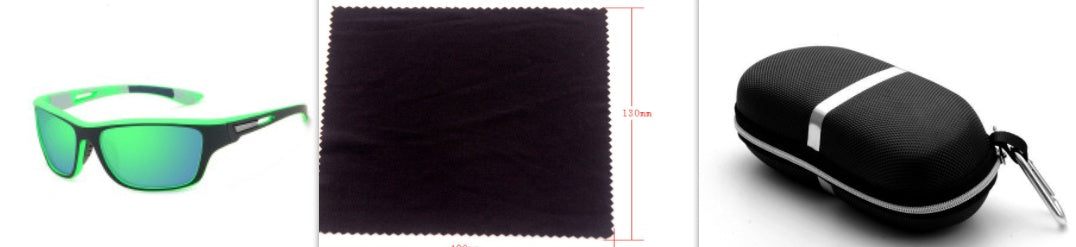 Lunettes de soleil avec miroir anti-poussière pour cyclisme