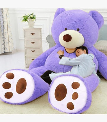 Gros ours en peluche géant - Jouet doux en cuir