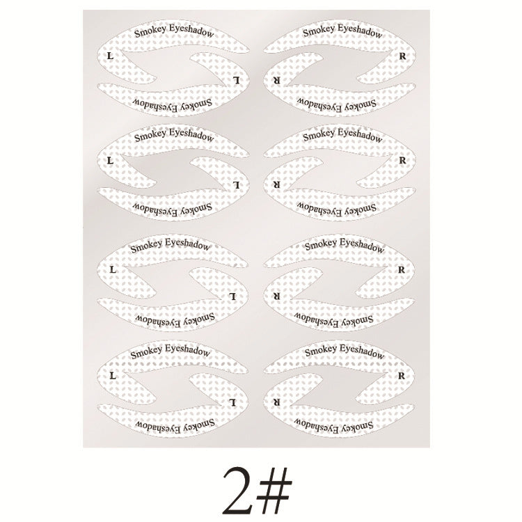 Nouveau Sticker Template de Maquillage pour Yeux