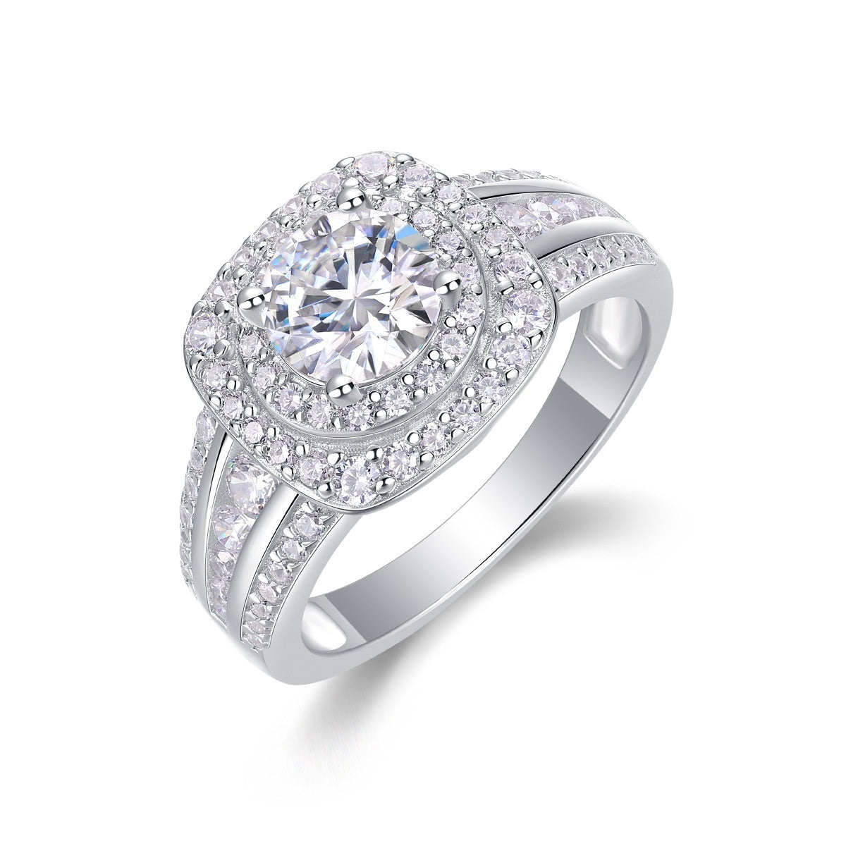 Bague pour Homme en Moissanite - Luxe Lumière Avancée